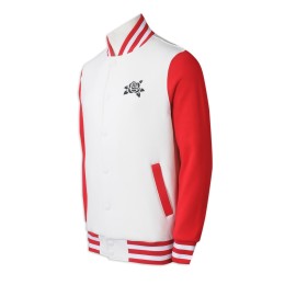 Z516  Customized baseball jacket men's fashion design color matching collar color matching sleeve color matching shirt edge button baseball jacket printing logo baseball jacket supplier Hong Kong activities Z516  Customized baseball jacket men's fashion design color matching collar color matching sleeve color matching shirt edge button baseball jacket printing logo baseball jacket supplier Hong Kong activities